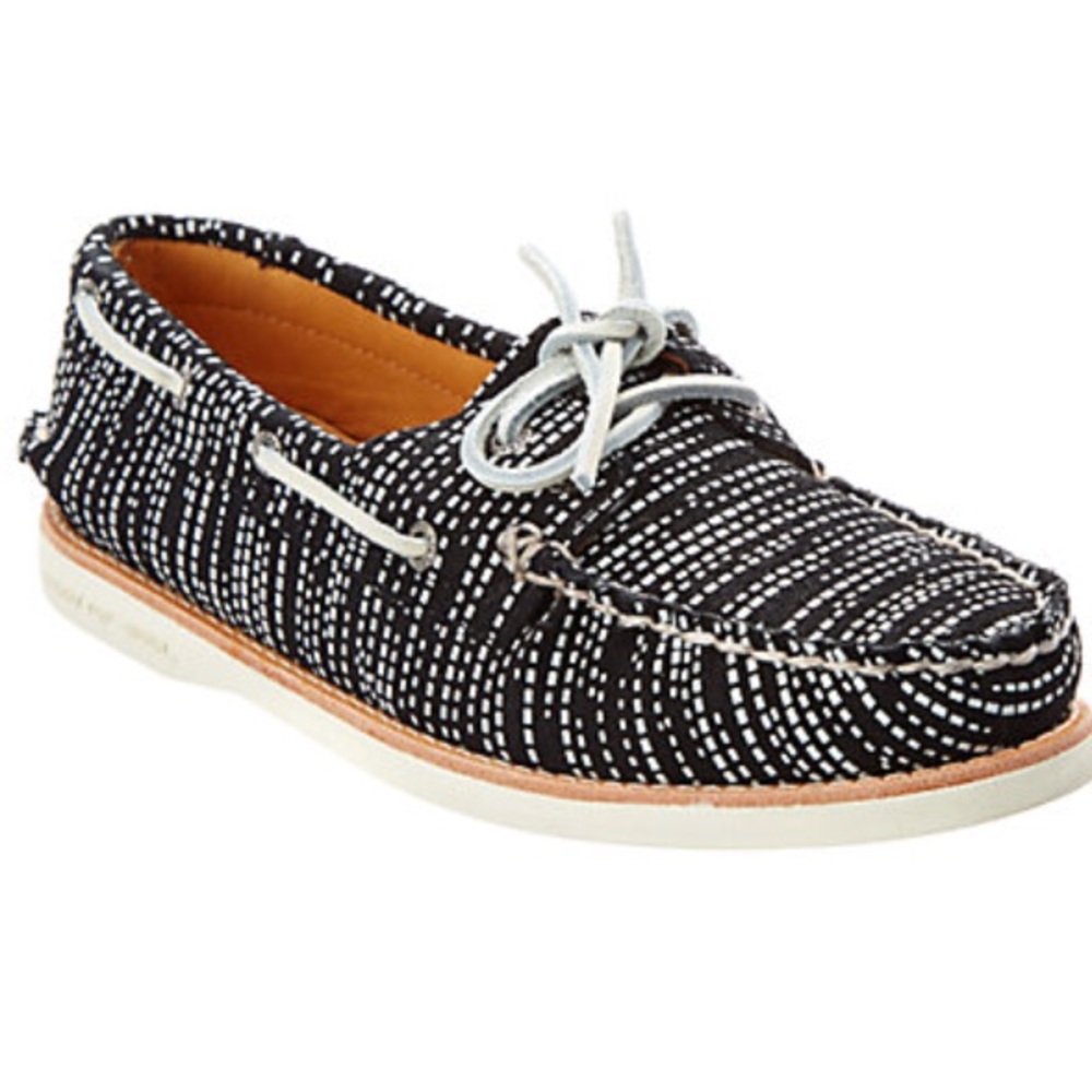 Gold Cup Sperry - black and white